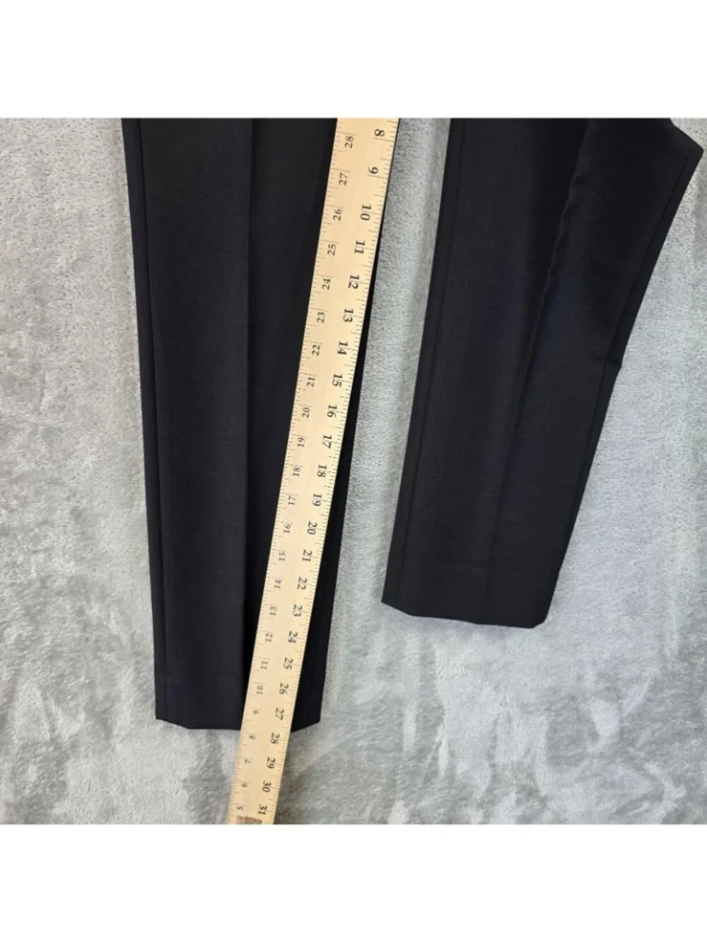 Banana Republic Ryan Dress Pants Womens 2 Petite Black Twill Stretch Work Office - Picture 9 of 13